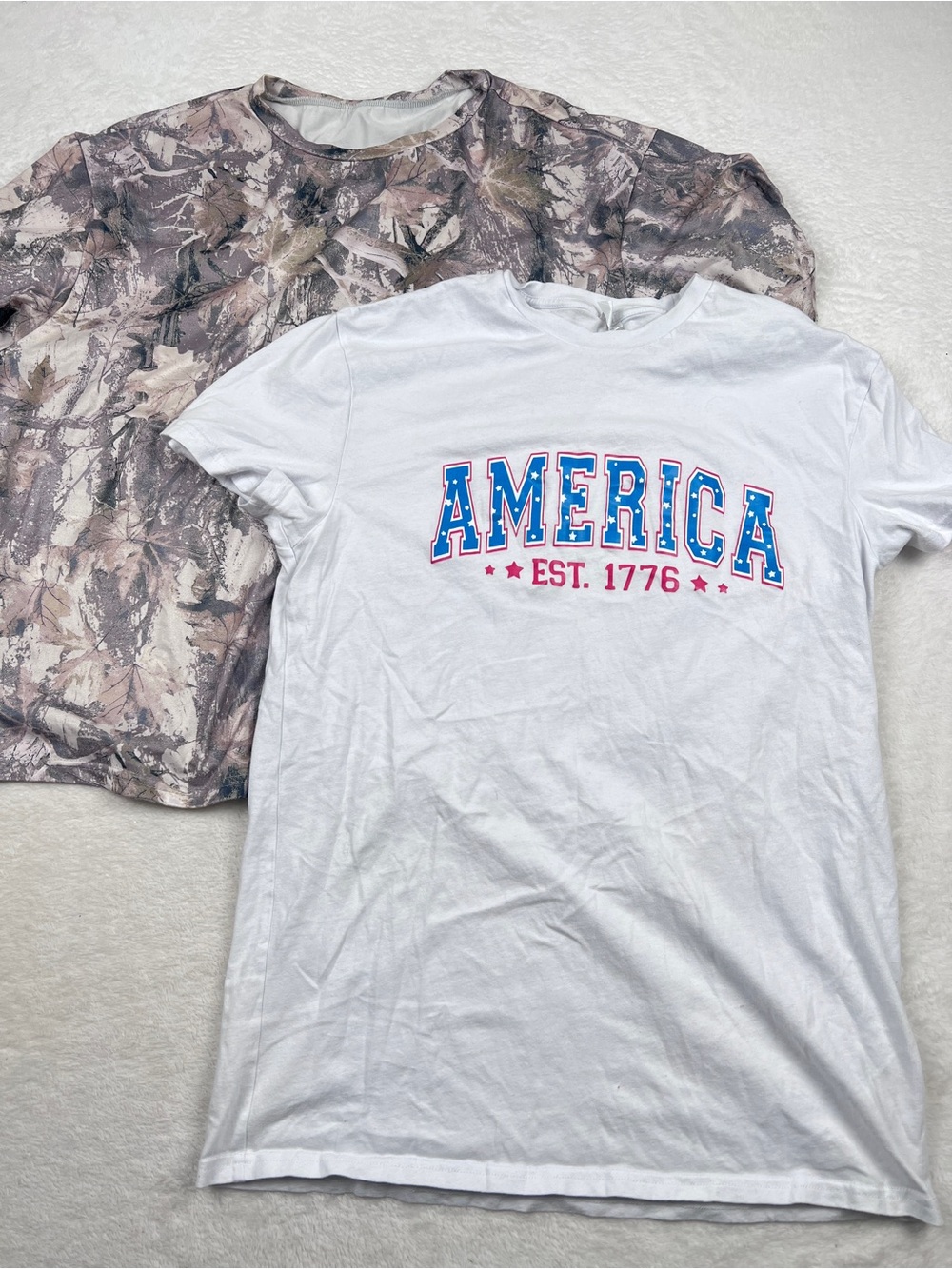 Oversized T-Shirt Bundle SHEIN Camo + Factory Code America Size XL